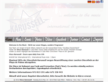 Tablet Screenshot of disco-karussell.info